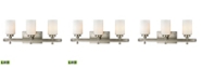 ELK Lighting Dawson Collection 3 light bath in Brushed Nickel - LED, 800 Lumens (2400 Lumens Total) with Full Scale Dimming Range